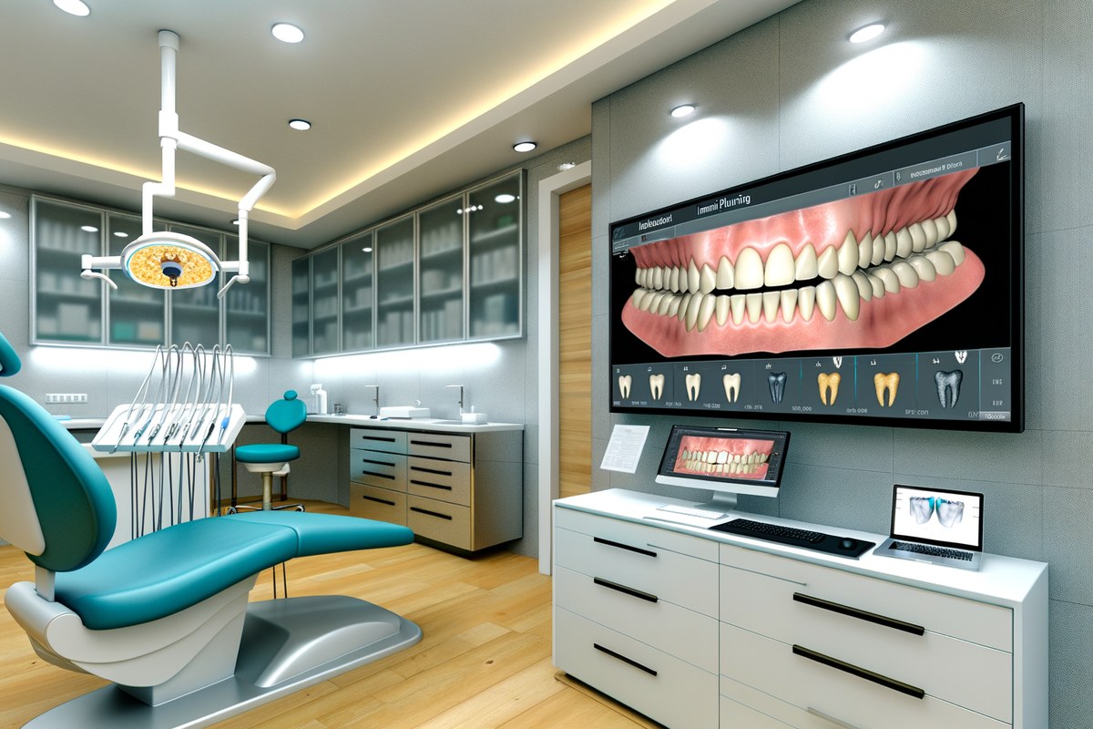 All on 6 dental implants Antalya for London patients, modern clinic, confident dentist
