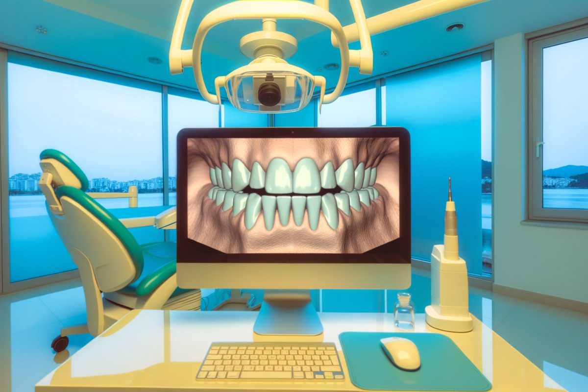 full-mouth implant planning and digital jaw analysis for patient from London