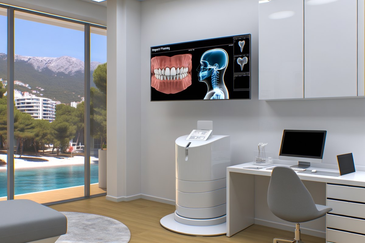 Dental Implant Treatment planning and consultation visual for patient from London