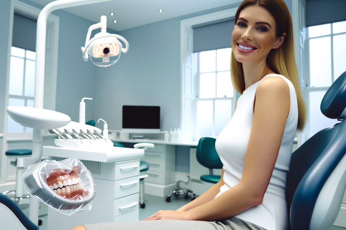 Teeth Whitening aftercare and smile review visual for patient from London