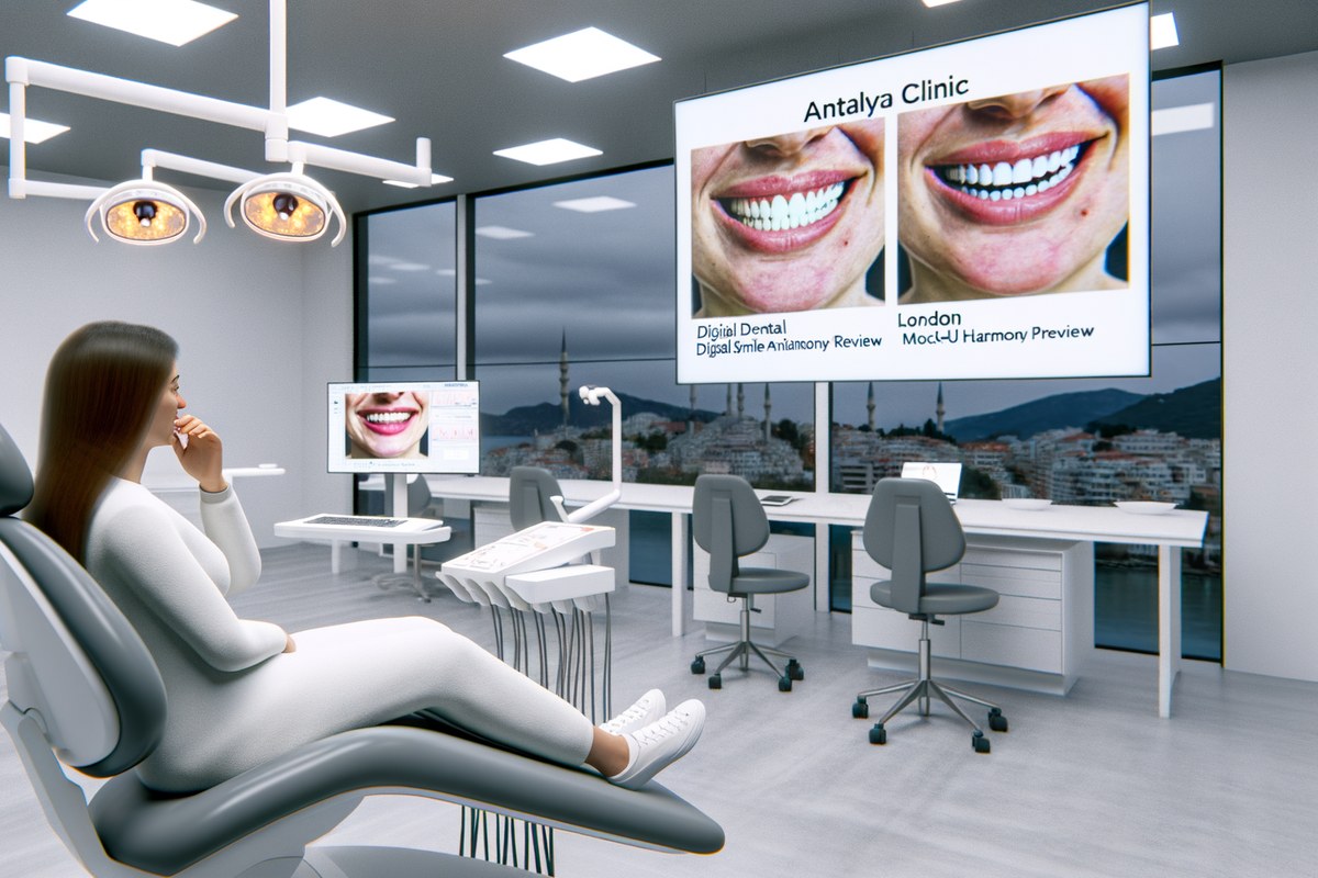 Digital Smile Design before and after planning for patient from London