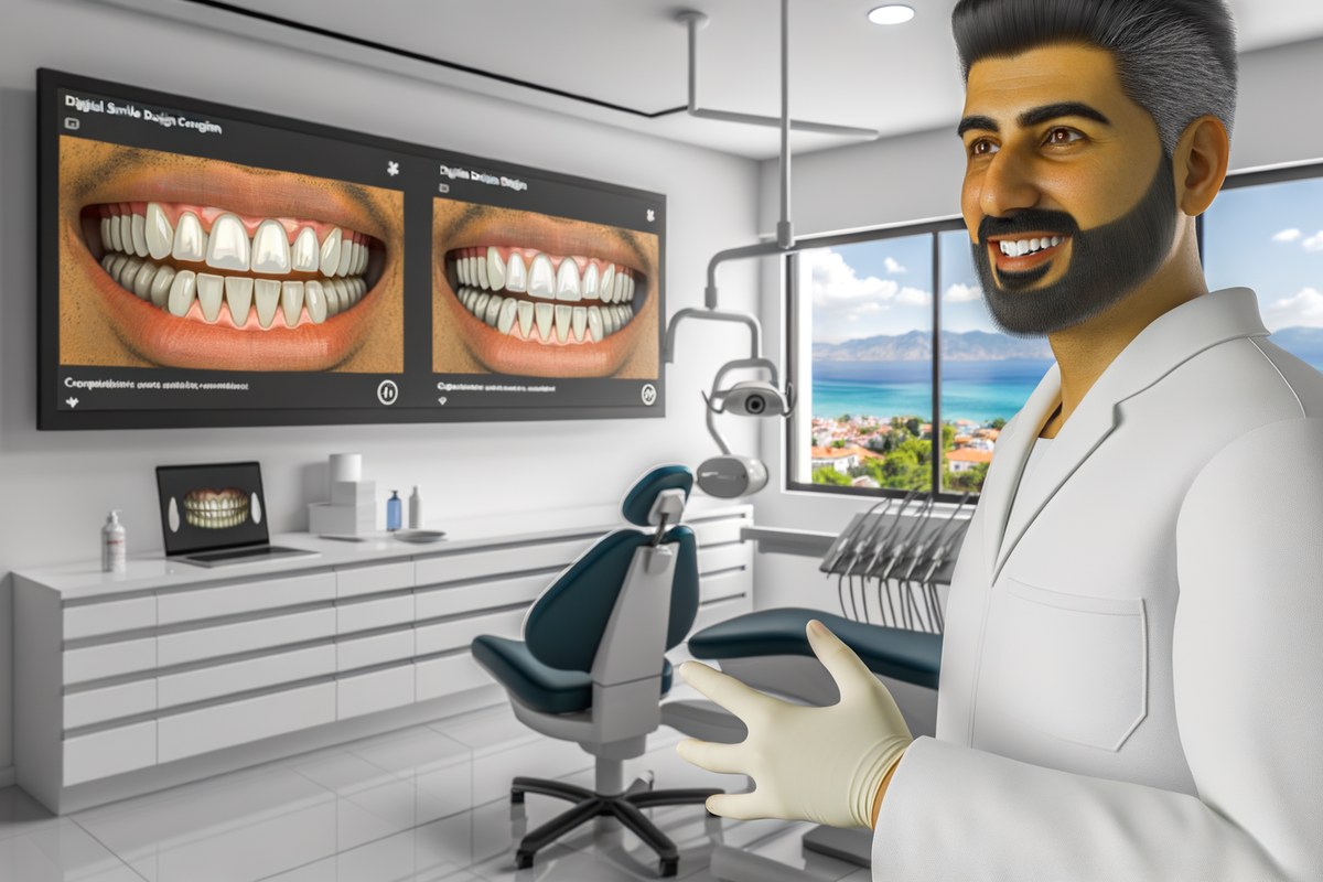 Digital Smile Design Turkey Turkey London consultation in Antalya for patient from London