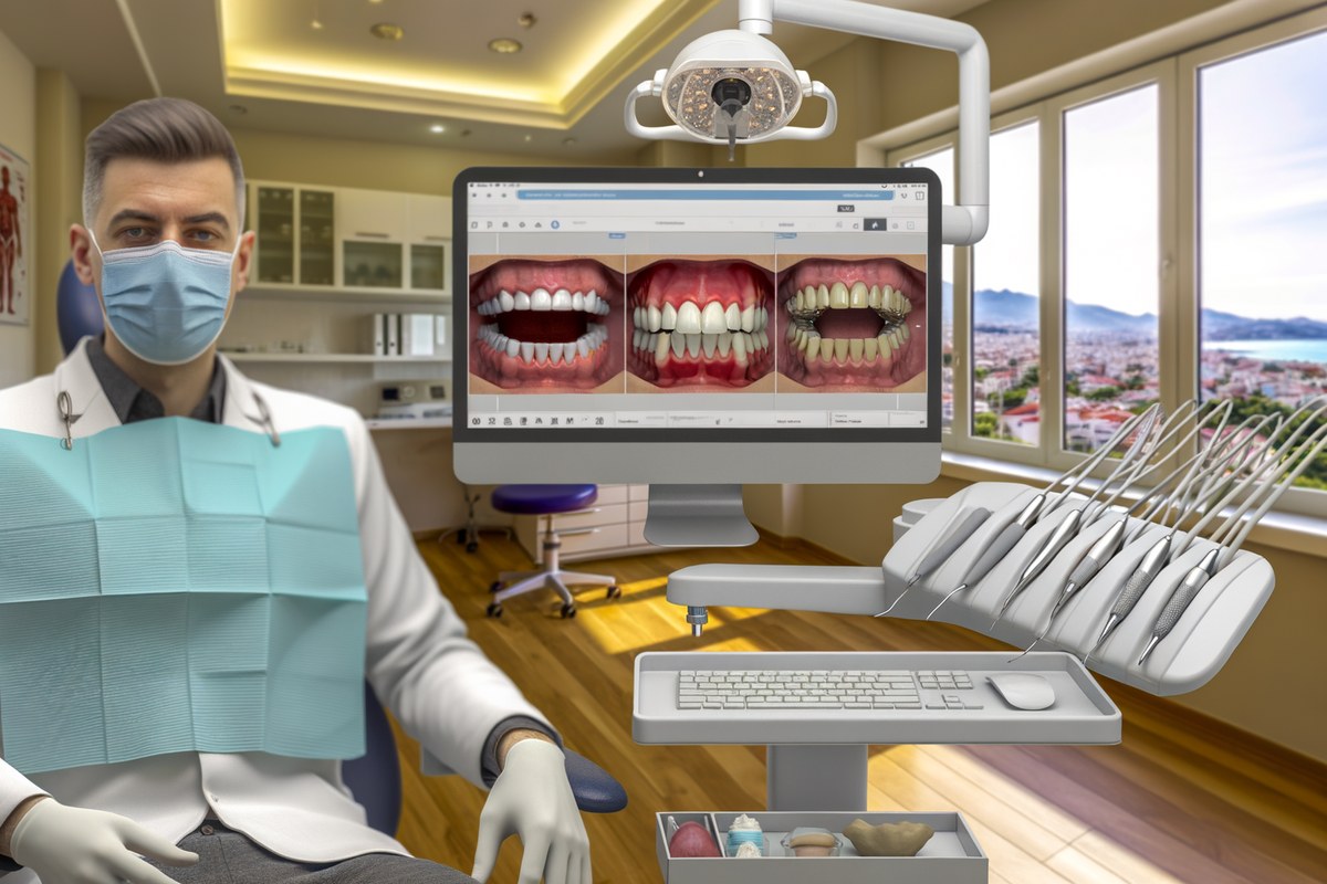 Digital smile design consultation and mock-up planning in Antalya for patient from London