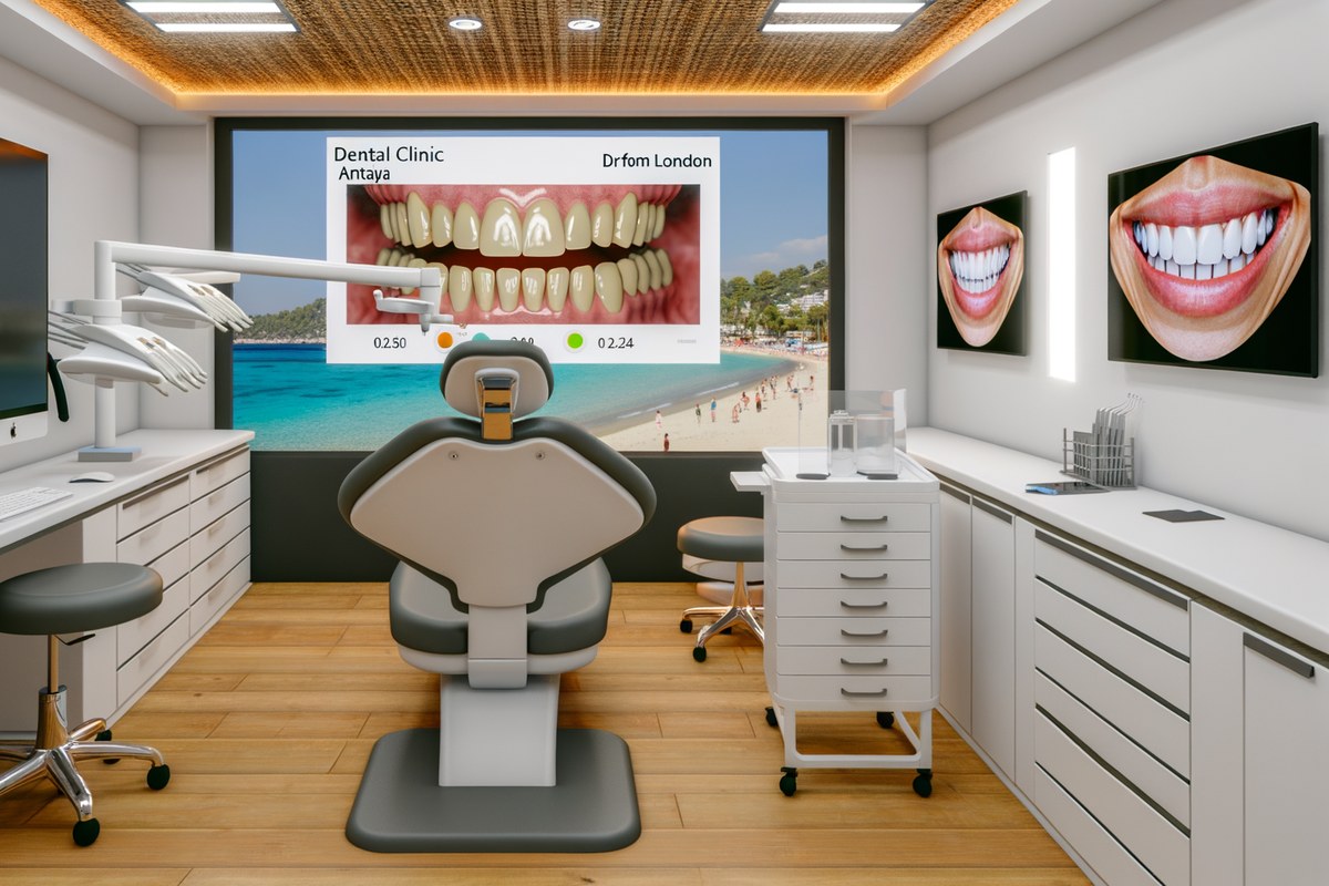Emax Dental Veneers planning and consultation visual for patient from London