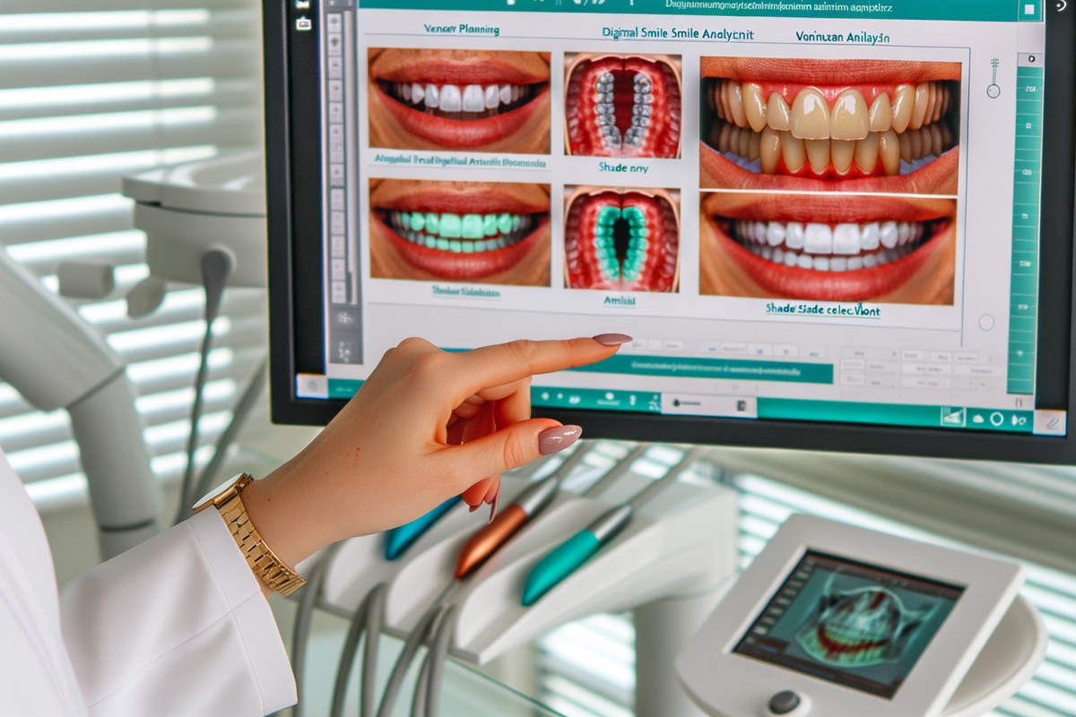 Laminate Dental Veneers planning and consultation visual for patient from London