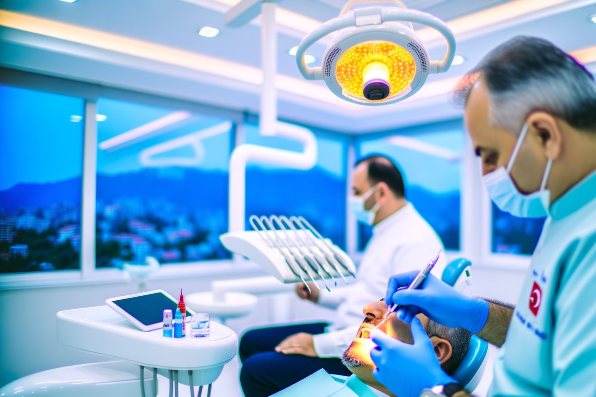 Porcelain Dental Crowns aftercare and smile review visual for patient from London