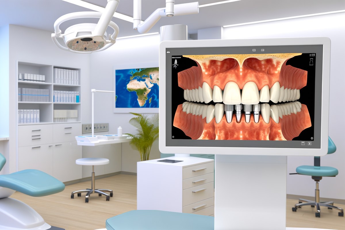 Dental Implant Treatment planning and consultation visual for patient from London