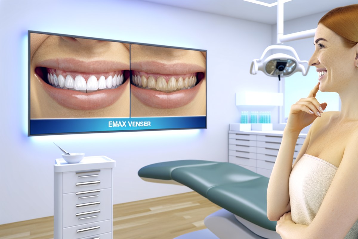 Emax Dental Veneers consultation in Antalya for patient from London