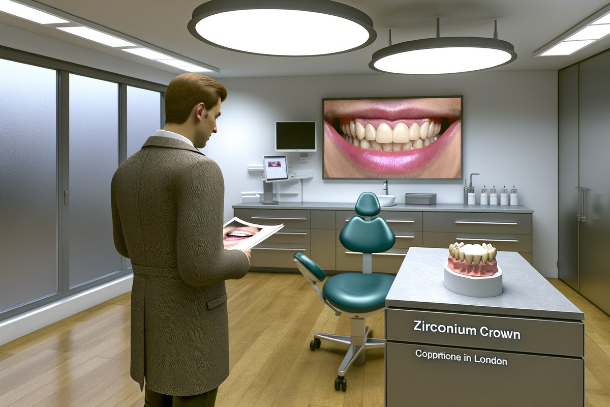 Zirconium Dental Crowns aftercare and smile review visual for patient from London