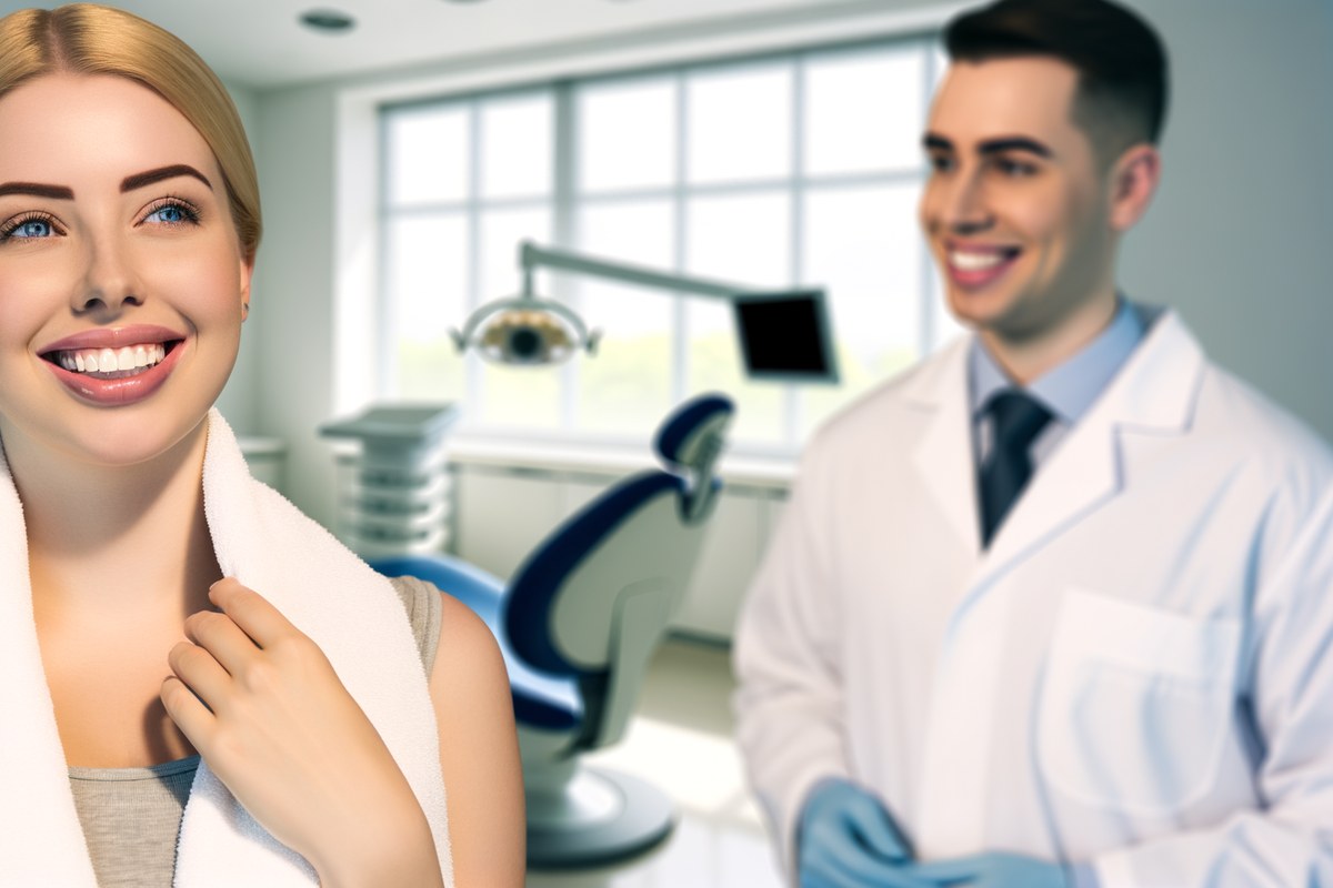 Teeth Whitening aftercare and smile review visual for patient from London