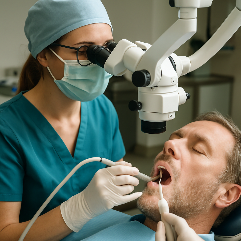 London Root Canal Operation Process