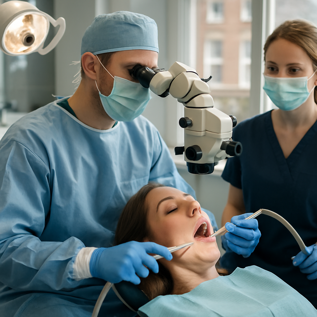 London Root Canal Operation Process