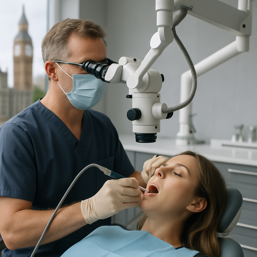 London Root Canal Operation Process