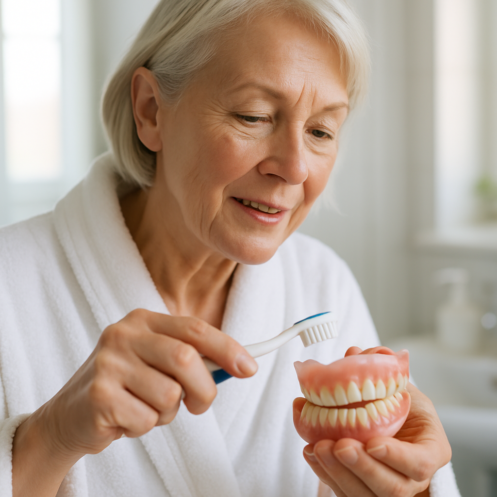 London Dentures - Daily Oral Hygiene Routine After Getting London Dentures