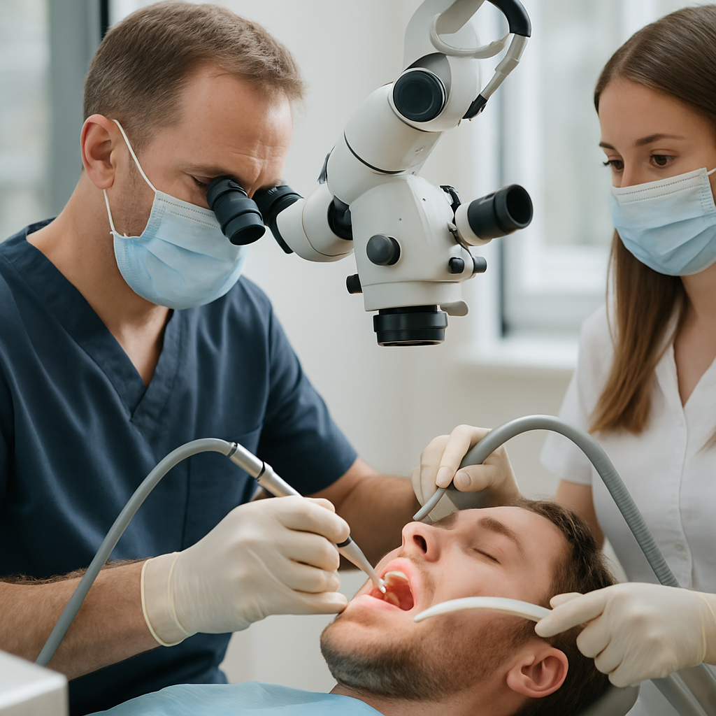 London Root Canal Operation Process