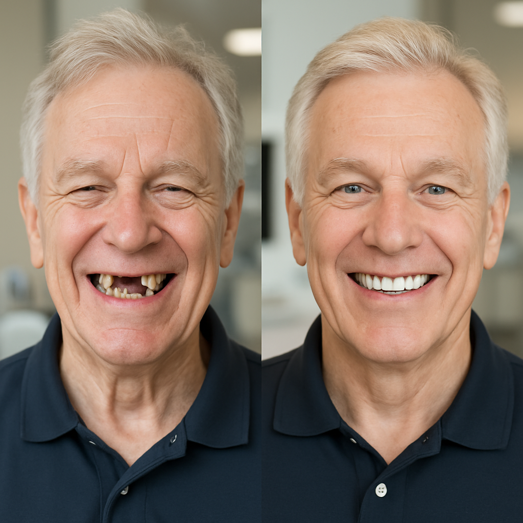 acardentclinic dental implants before and after Results