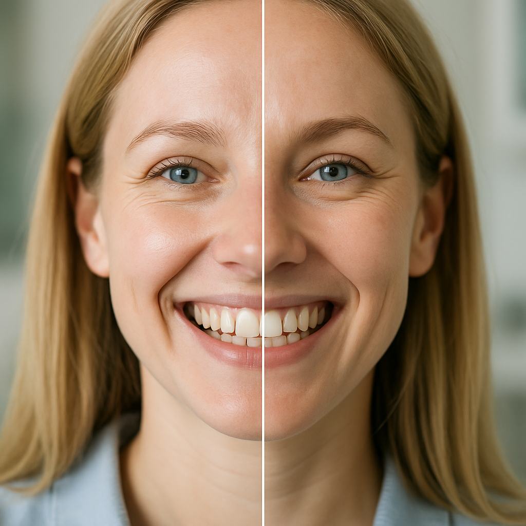 acardent clinic teeth whitening before and after Results