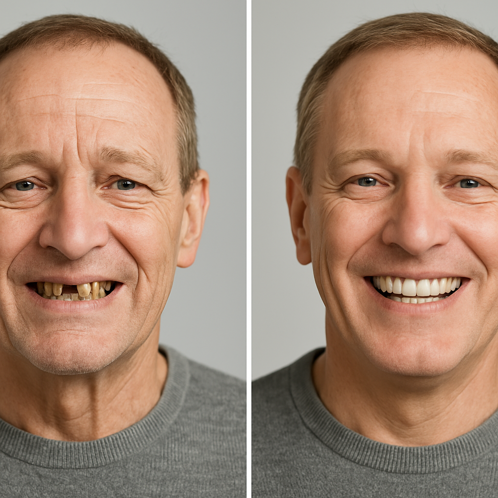 acardentclinic dentures before and after Results
