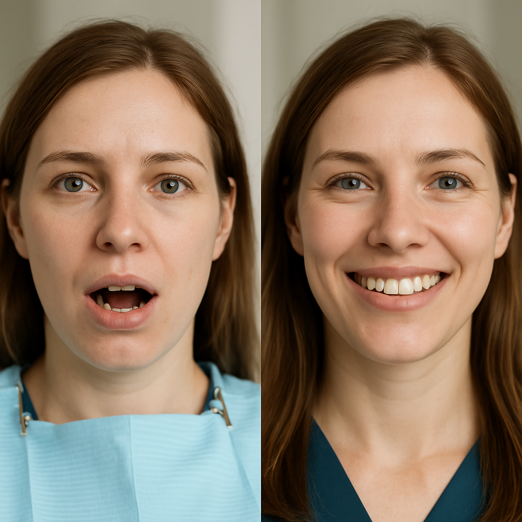 acardentclinic extraction before and after Process