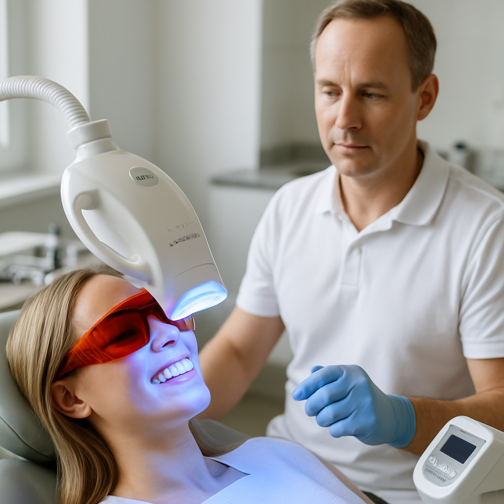 acardentclinic teeth whitening Process