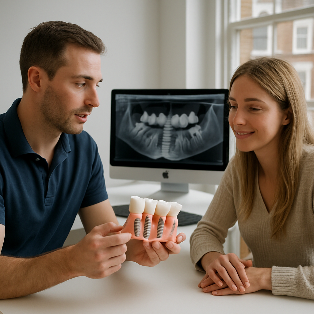 london dental implants consultation Process