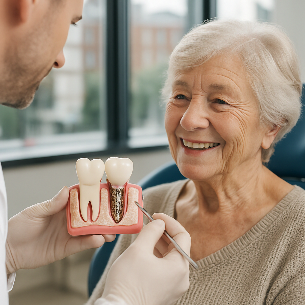 london dental implants for seniors Process