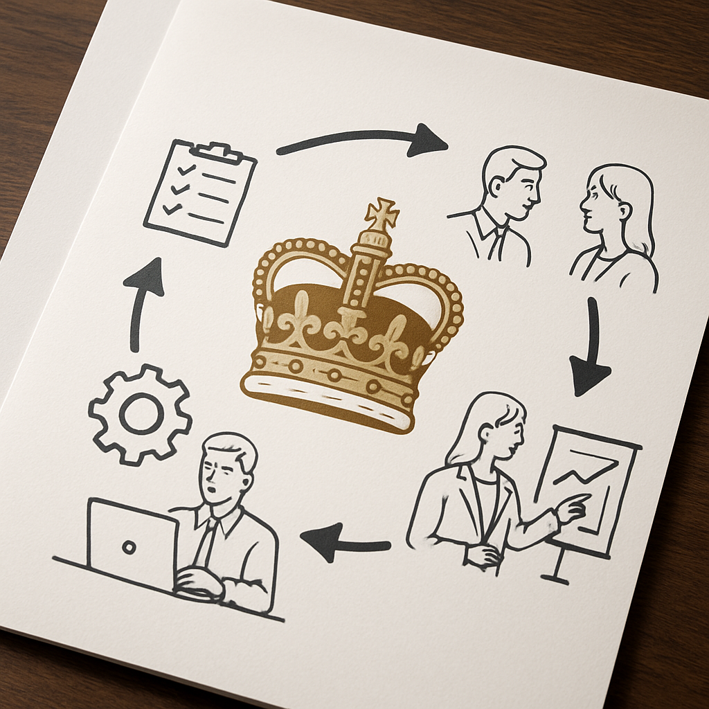 london crowns guide Process