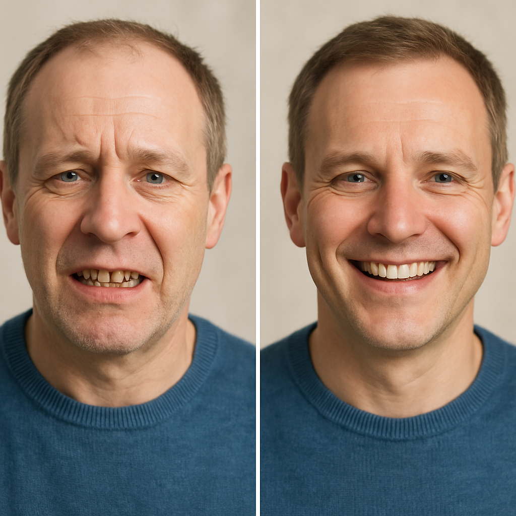 london crowns before and after Results
