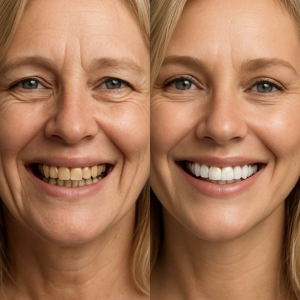 london smile design cost - Before and After: The dramatic visual and functional impact of london smile design cost