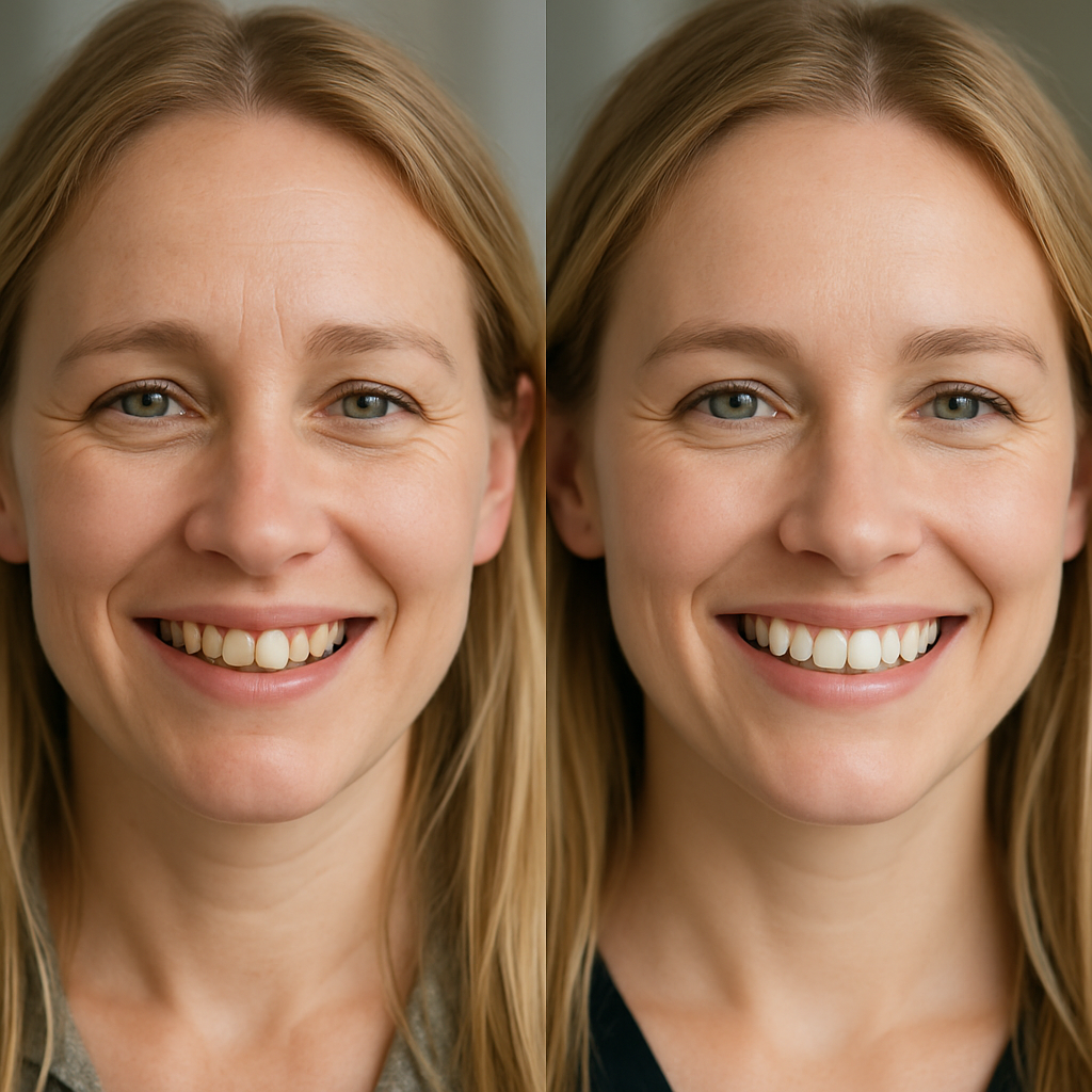 london smile design before and after Process