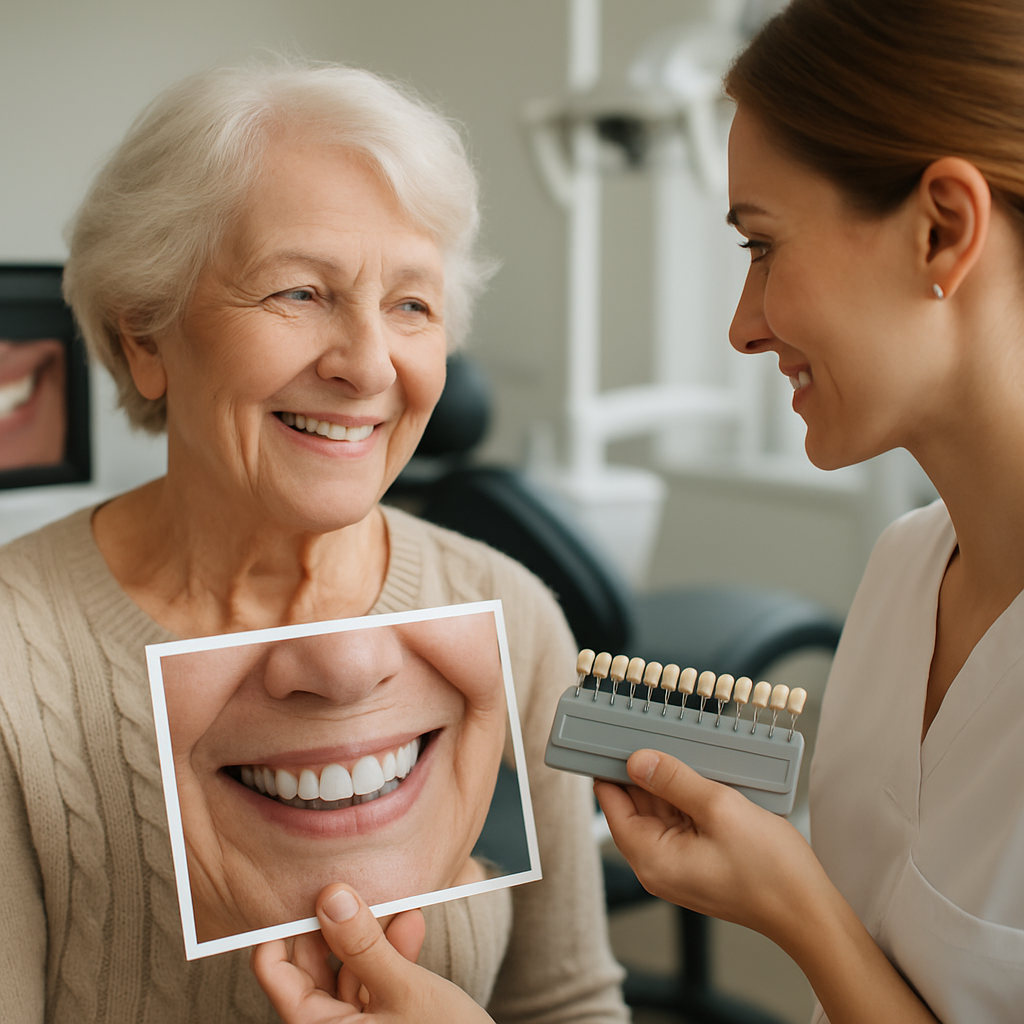 london smile design for seniors Process