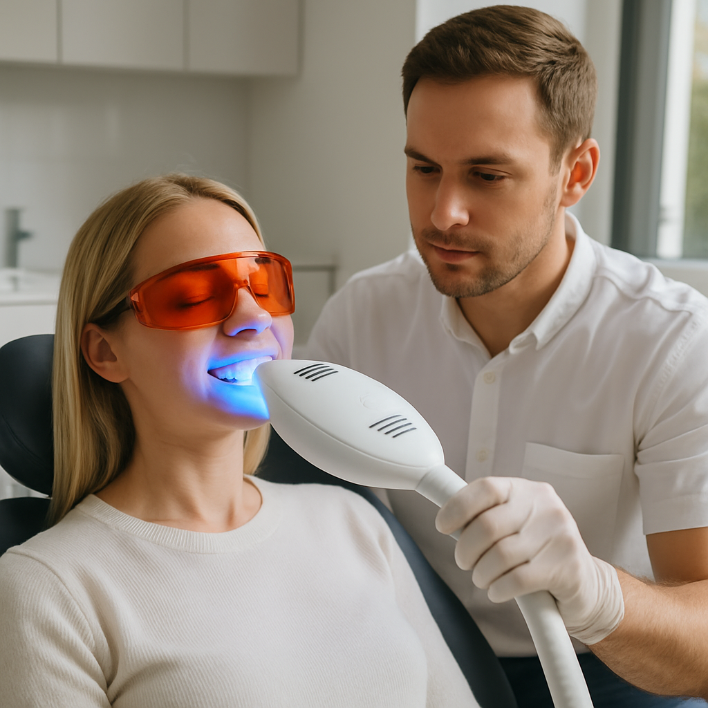 london teeth whitening private Process