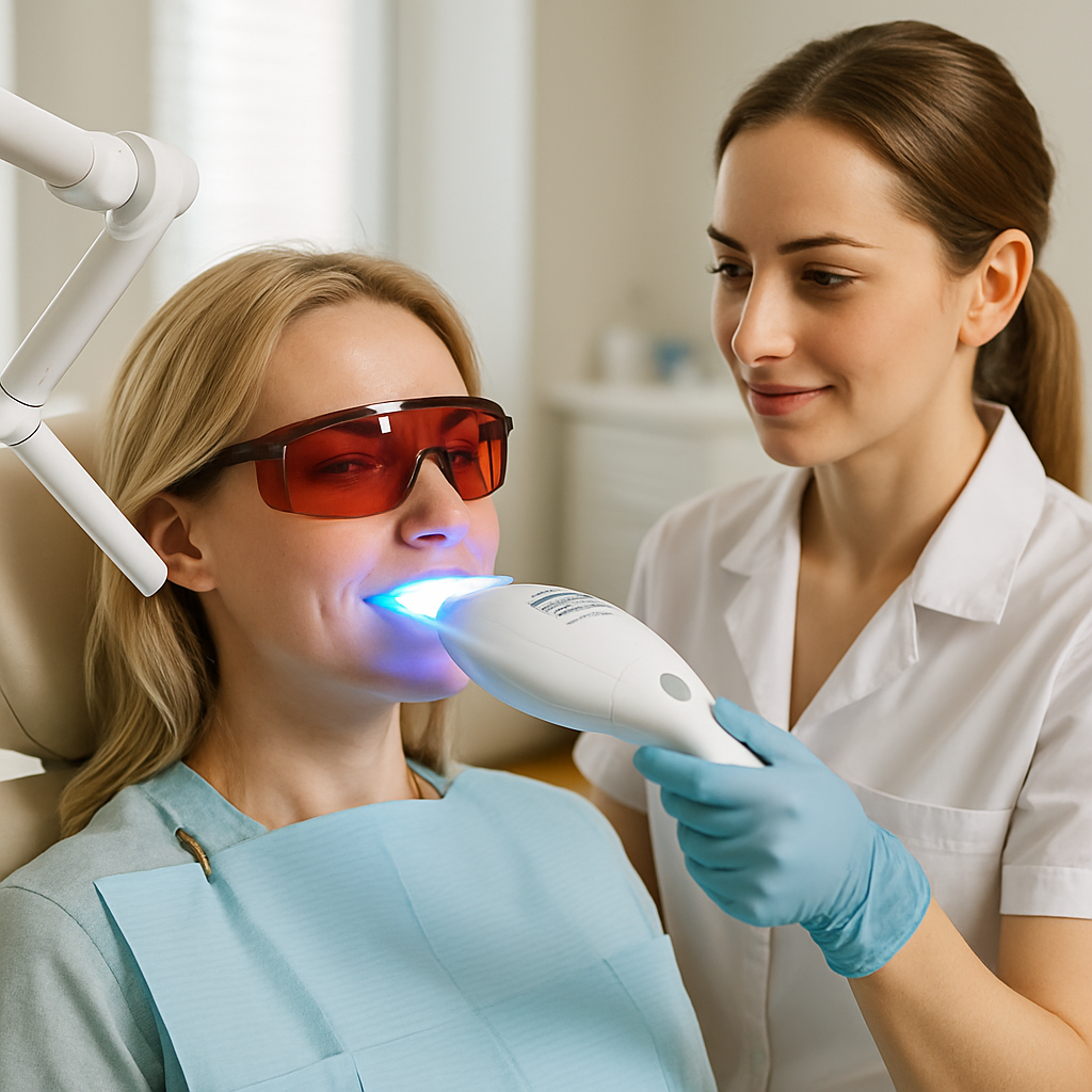 london teeth whitening for adults Process