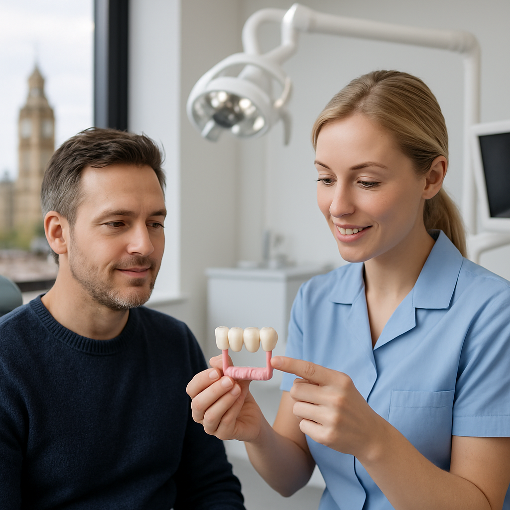 london dental bridges Process