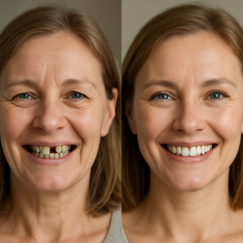 london dental bridges timeline - Before and After: The dramatic visual and functional impact of london dental bridges timeline