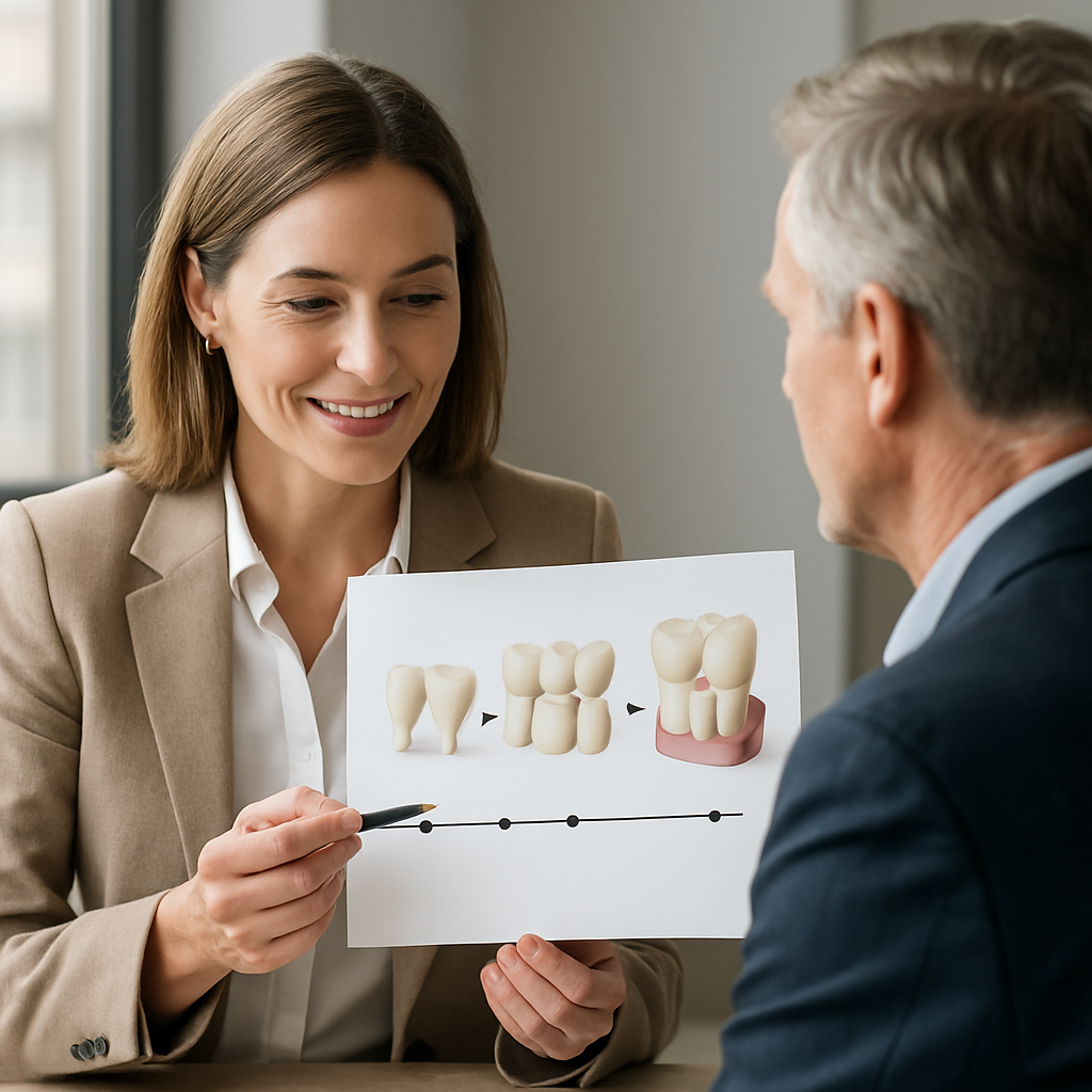 london dental bridges timeline Process