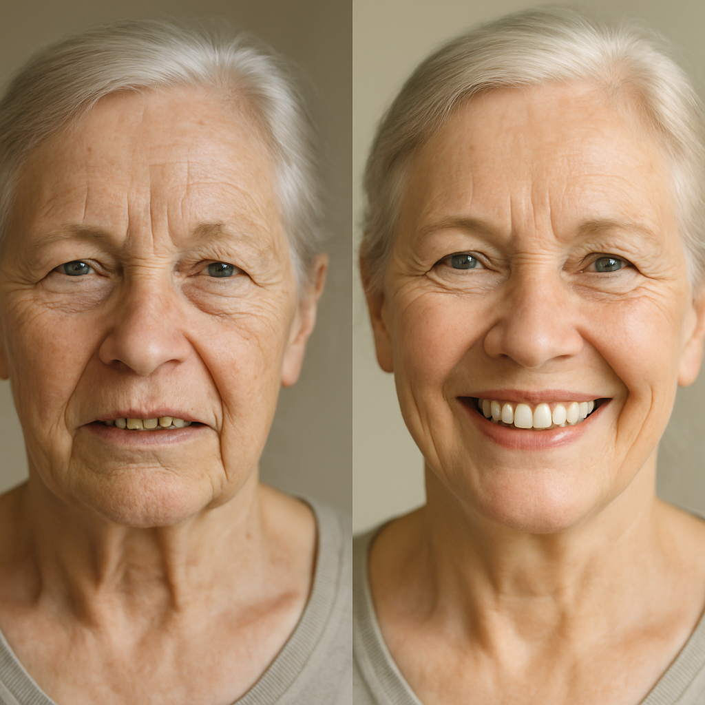 london dentures before and after Process