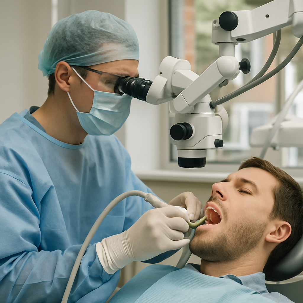 london root canal operation Process
