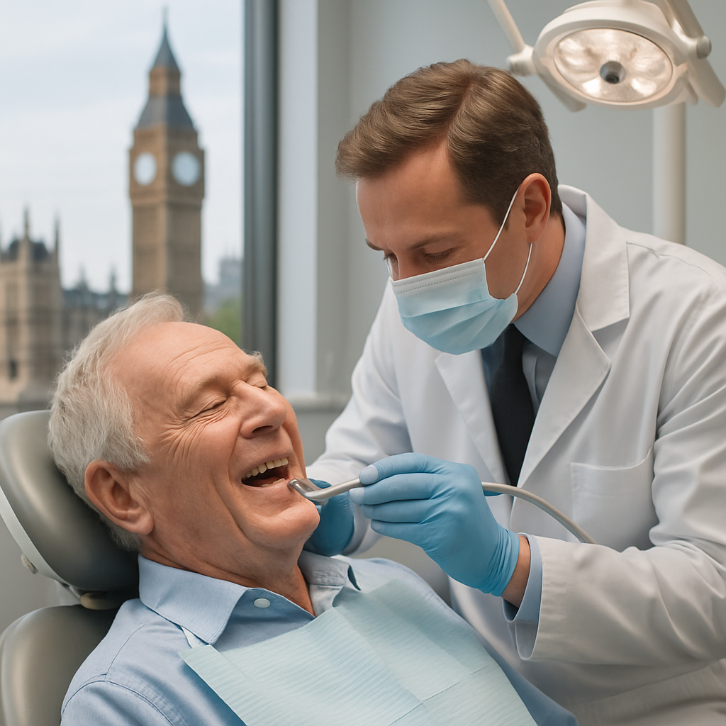 london dental filling for seniors Process