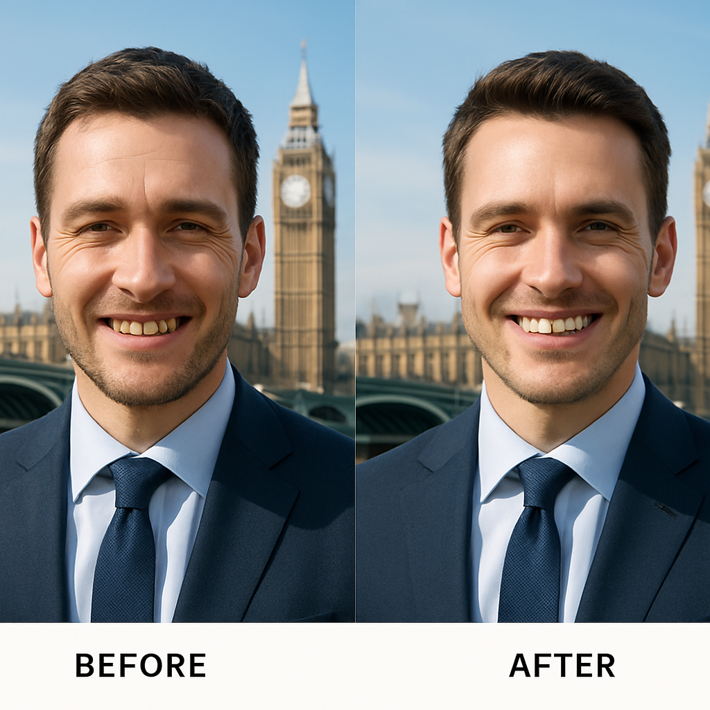london extraction before and after Process