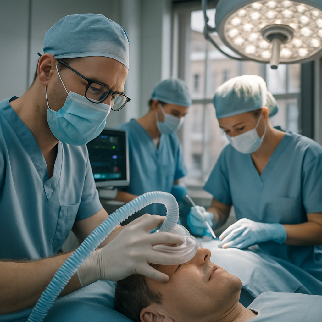 london general anesthesia fast Process