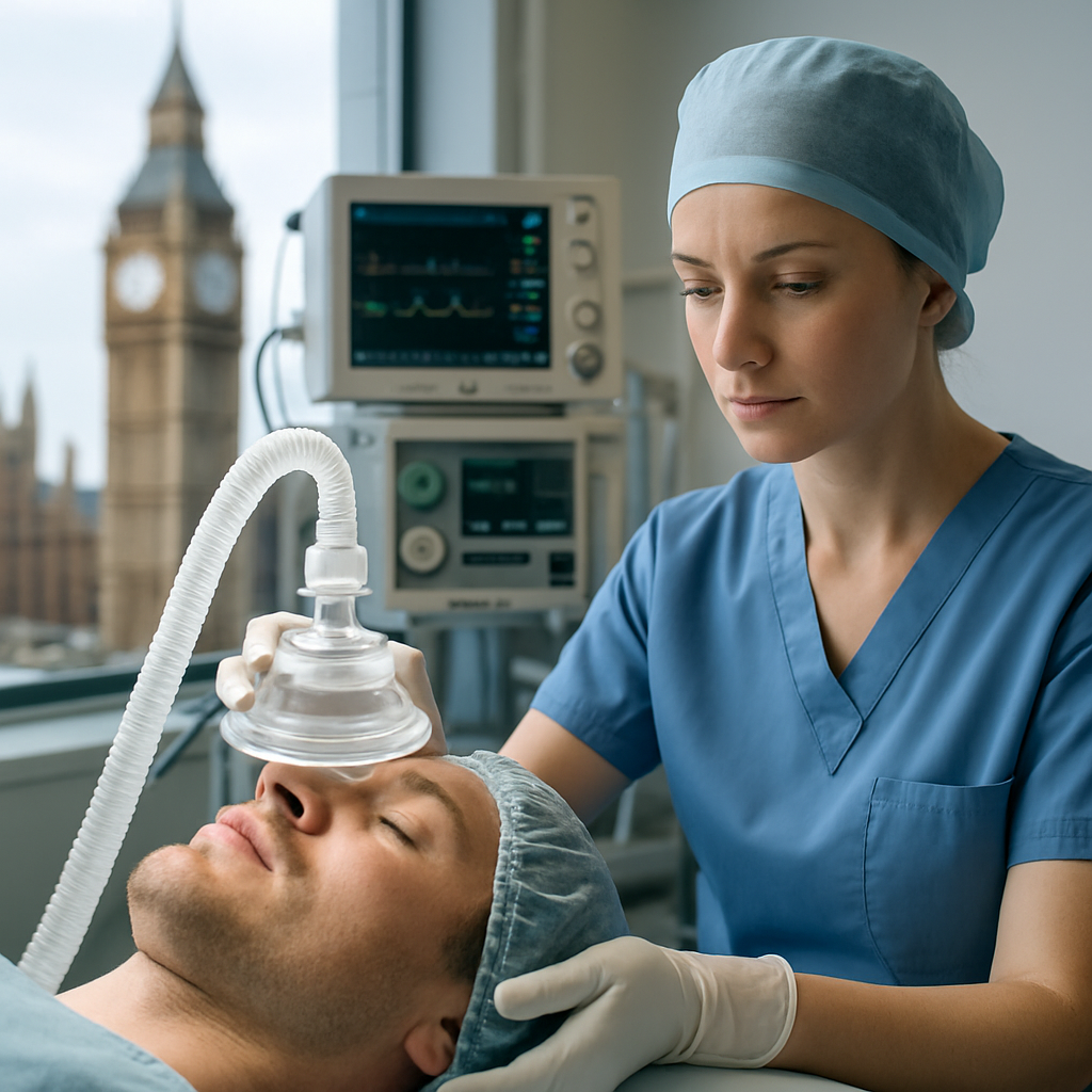 london general anesthesia high quality Process