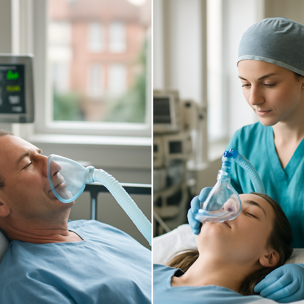 london general anesthesia comparison Process