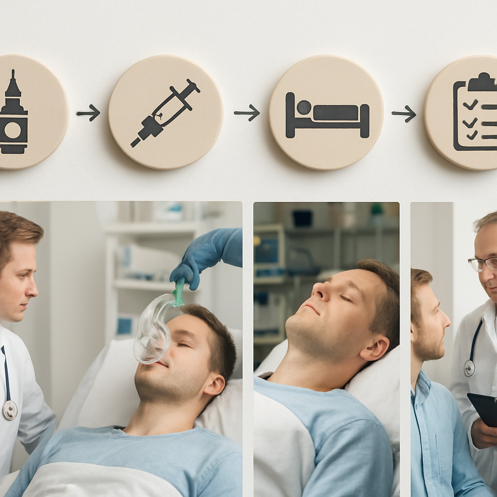 london general anesthesia timeline Process