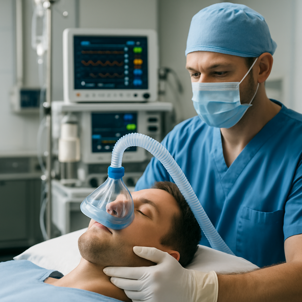 london general anesthesia procedure Process