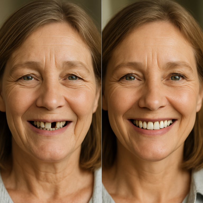 london dental bridges specialists - Before and After: The dramatic visual and functional impact of london dental bridges specialists